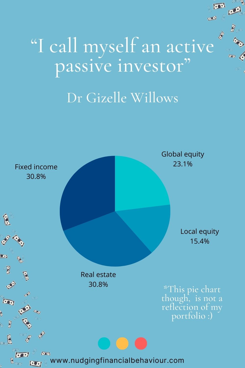 I call myself an active passive investor