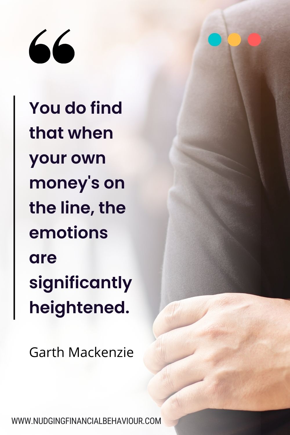Money quote from Garth Mackenzie